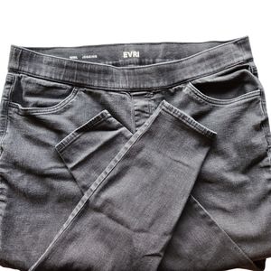 Evri used good condition Pull On Stretch Gray Jeggings